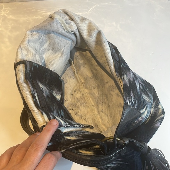 Banana Republic Boho Shoulder Tote Bag withTassel - Picture 8 of 13